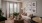 well l it living room with table and a lamp