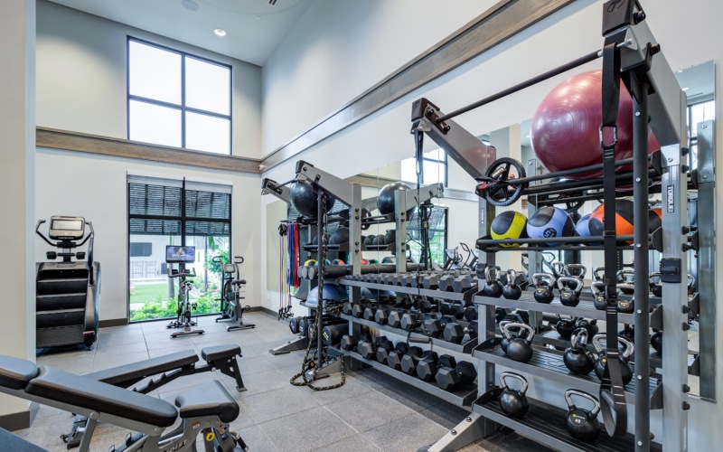 Expansive Fitness Center